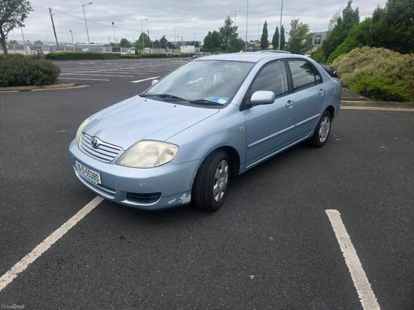 Toyota Corolla Saloon, Petrol, 2005, Blue