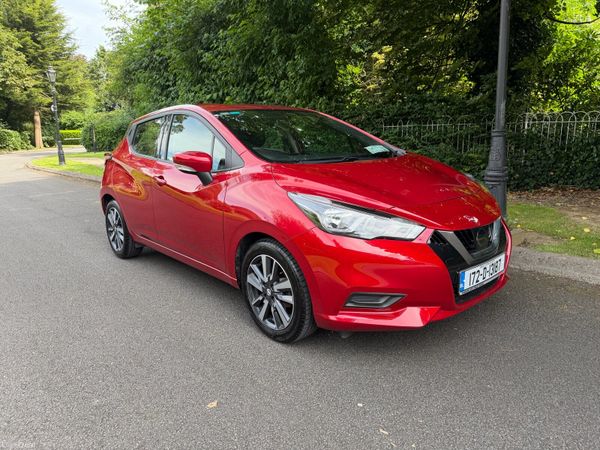 Nissan Micra Hatchback, Petrol, 2017, Red