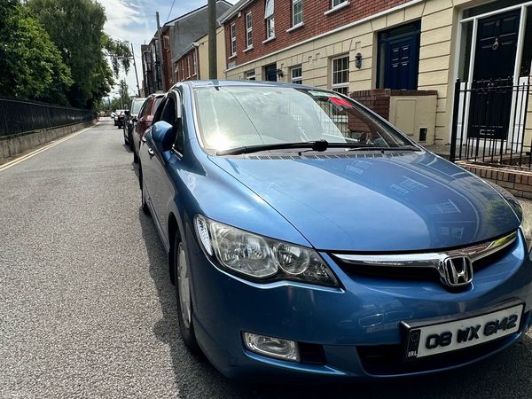 Honda Civic Saloon, Petrol Hybrid, 2008, Blue