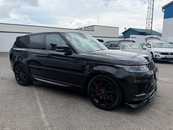 Land Rover Range Rover Sport SUV, Petrol Plug-in Hybrid, 2021, Black