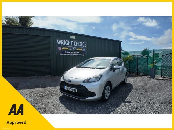 Toyota Aqua Hatchback, Petrol Hybrid, 2021, Silver