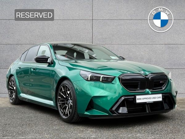 BMW M5 Saloon, Petrol Plug-in Hybrid, 2026, Green