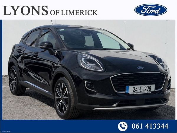 Ford Puma MPV, Petrol Hybrid, 2024, Black