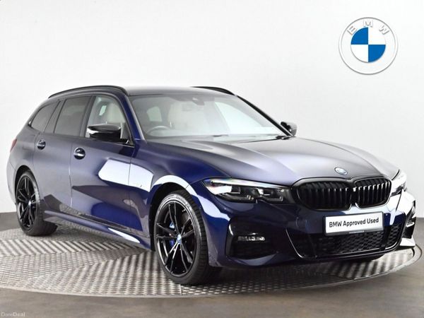 BMW 3-Series Estate, Petrol Plug-in Hybrid, 2022, Blue