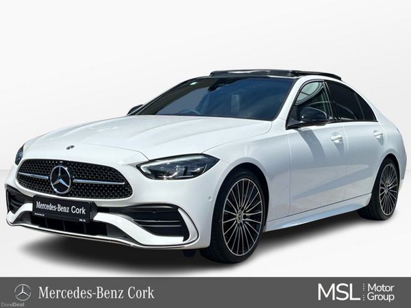 Mercedes-Benz C-Class Saloon, Diesel Hybrid, 2026, White