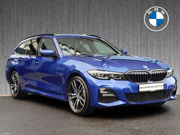 BMW 3-Series Estate, Petrol Plug-in Hybrid, 2021, Blue