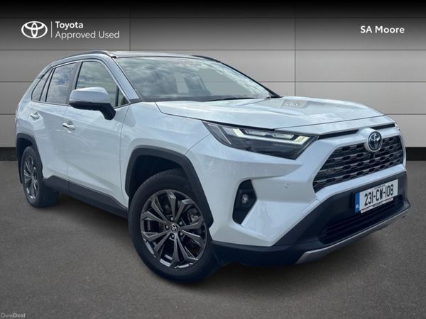 Toyota RAV4 SUV, Petrol Hybrid, 2023, White