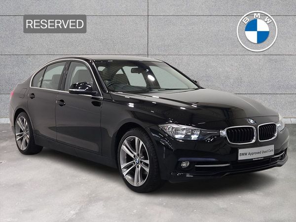 BMW 3-Series Saloon, Petrol, 2017, Black