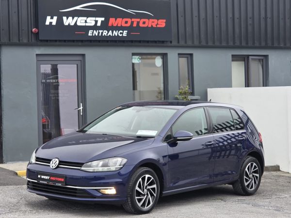 Volkswagen Golf Hatchback, Diesel, 2019, Blue