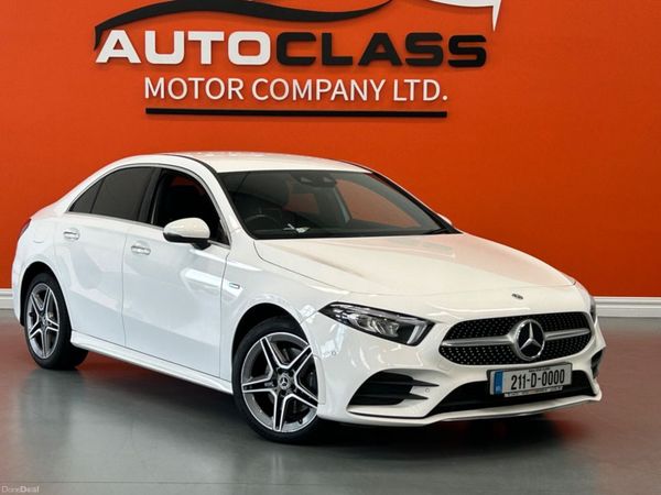 Mercedes-Benz A-Class Saloon, Petrol Plug-in Hybrid, 2021, White