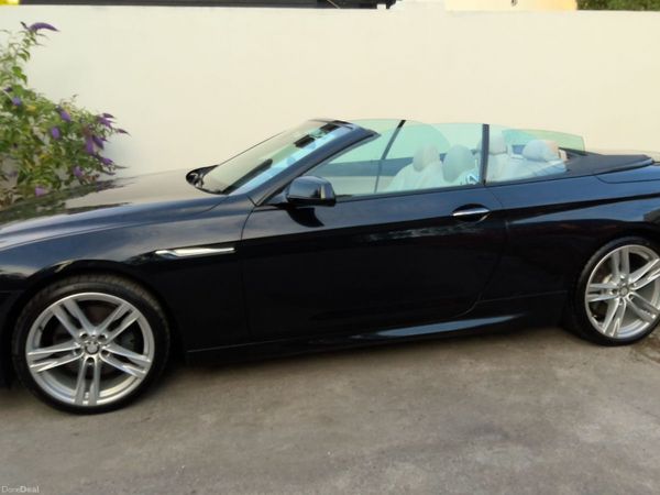 BMW 6-Series Convertible, Diesel, 2012, Black