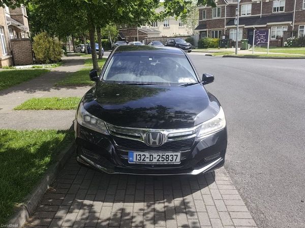 Honda Accord Saloon, Petrol Hybrid, 2013, Black