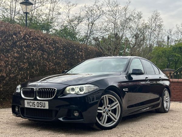 BMW 5-Series Saloon, Diesel, 2015, Black