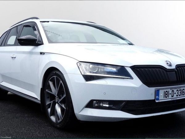 Skoda Superb Estate, Diesel, 2018, White