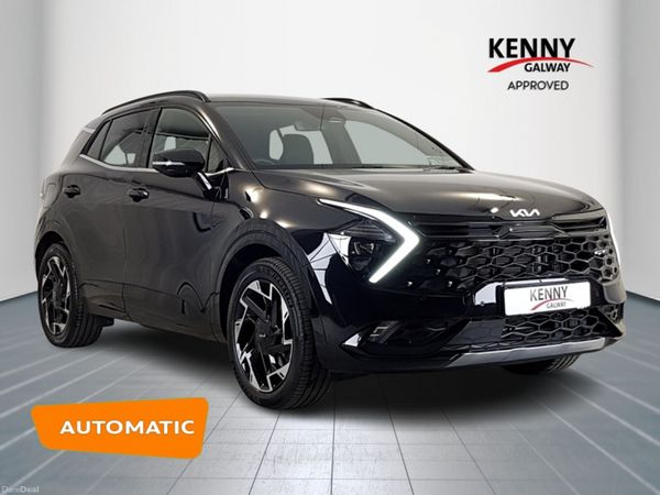 Kia Sportage Estate, Petrol Plug-in Hybrid, 2025, Black