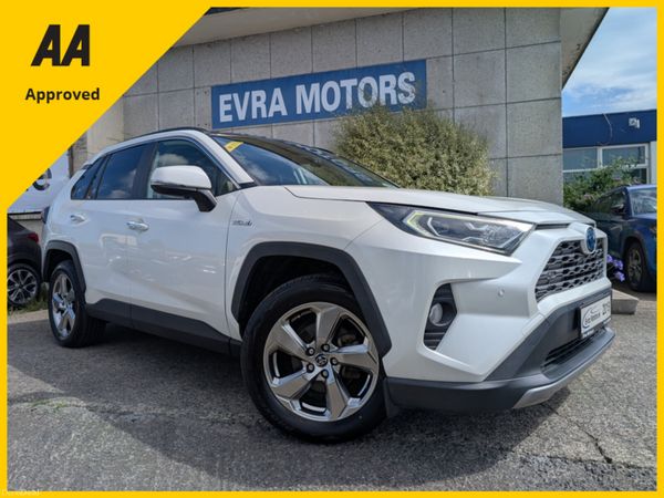 Toyota RAV4 SUV, Petrol Hybrid, 2019, White