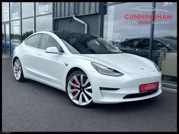 Tesla Model 3 Saloon, Electric, 2019, White