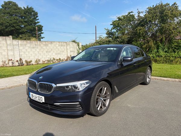 BMW 5-Series Saloon, Diesel, 2018, Blue