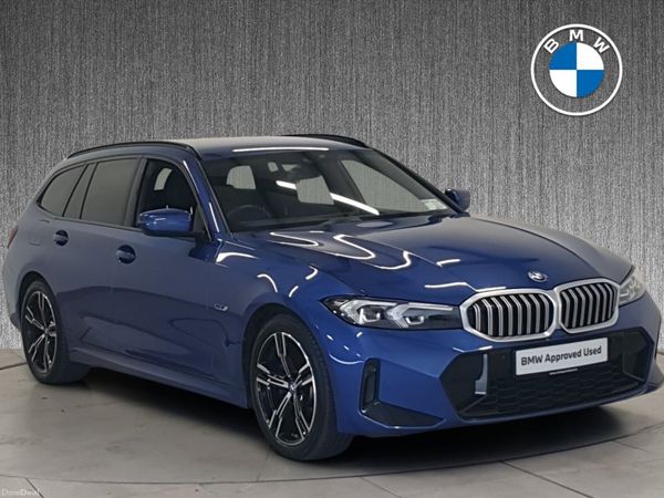 BMW 3-Series Estate, Petrol Plug-in Hybrid, 2023, Blue
