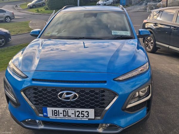 Hyundai KONA MPV, Petrol, 2018, Blue