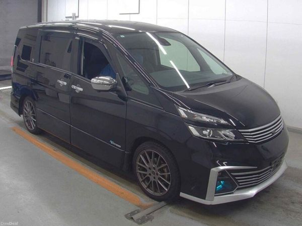 Nissan Serena MPV, Petrol Hybrid, 2017, Black