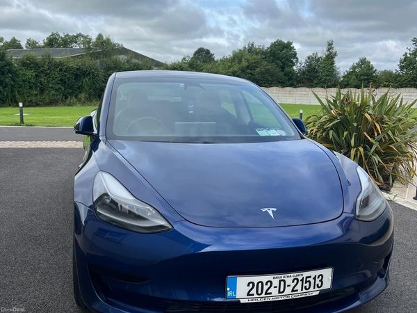 Tesla Model 3 Saloon, Electric, 2020, Blue