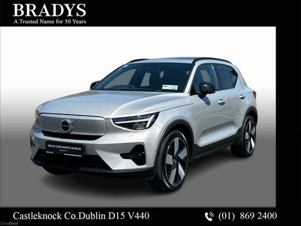 Volvo XC40 SUV, Electric, 2023, Silver