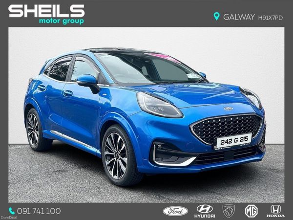 Ford Puma MPV, Petrol Hybrid, 2024, Blue