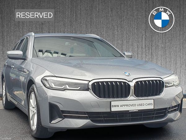BMW 5-Series Estate, Diesel Hybrid, 2024, Grey