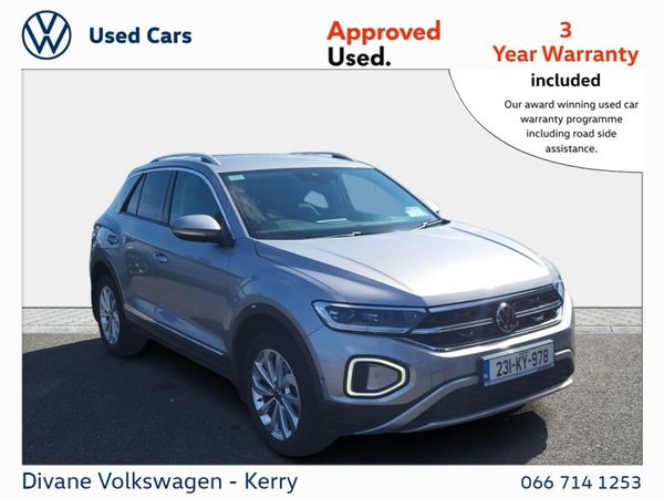 Volkswagen T-Roc SUV, Petrol, 2023, Grey