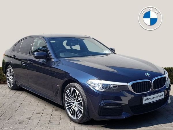 BMW 5-Series Saloon, Petrol Plug-in Hybrid, 2020, Black