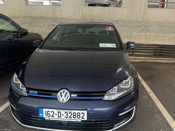 Volkswagen Golf Hatchback, Petrol Plug-in Hybrid, 2016, Blue