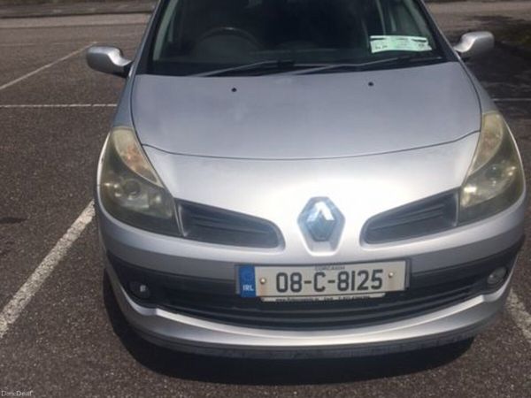 Renault Clio Hatchback, Petrol, 2008, Silver