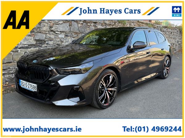BMW 5-Series Estate, Petrol Plug-in Hybrid, 2025, Grey