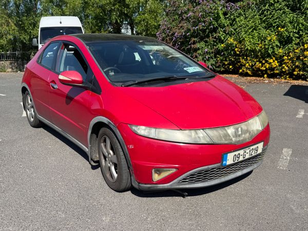 Honda Civic Hatchback, Petrol, 2009, Red