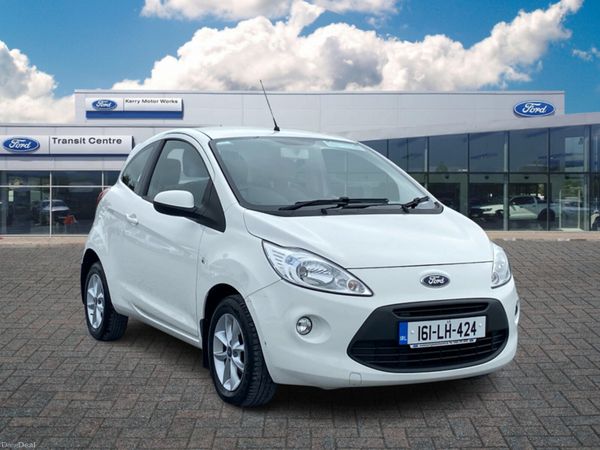 Ford KA Hatchback, Petrol, 2016, White