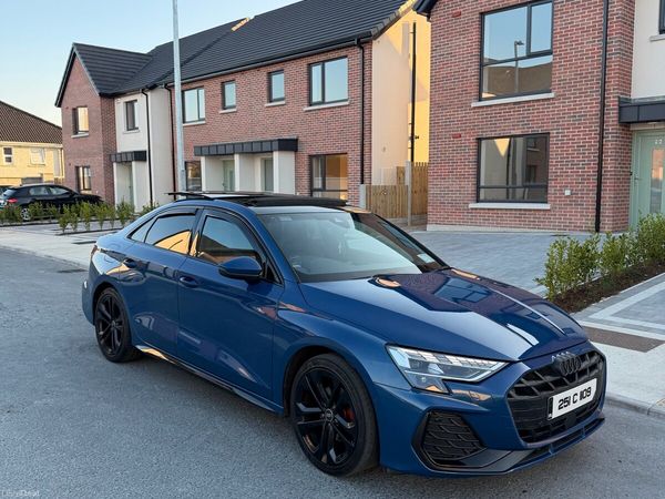 Audi A3 Saloon, Petrol Hybrid, 2025, Blue