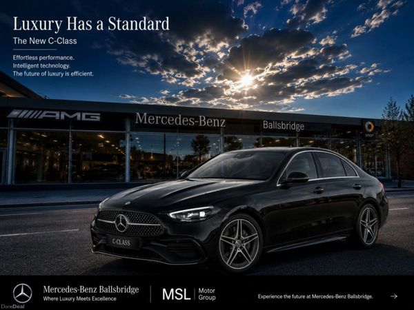 Mercedes-Benz C-Class Saloon, Diesel, 2026, Black