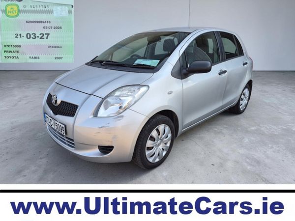 Toyota Yaris Hatchback, Petrol, 2007, Silver