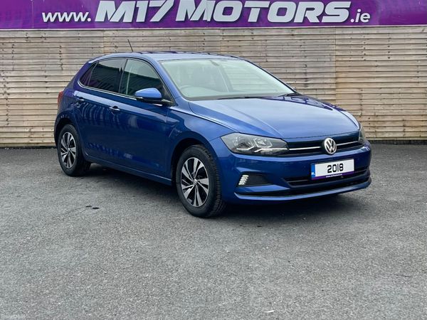 Volkswagen Polo Hatchback, Petrol, 2018, Blue