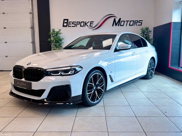 BMW 5-Series Saloon, Petrol Plug-in Hybrid, 2021, White