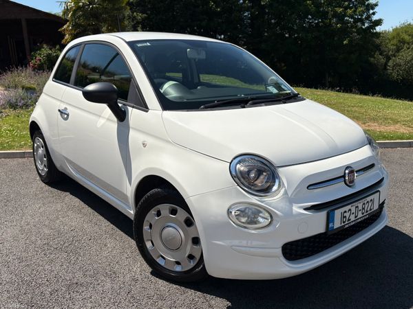 Fiat 500 Hatchback, Petrol, 2016, White