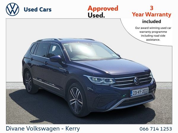Volkswagen Tiguan Allspace SUV, Diesel, 2023, Blue