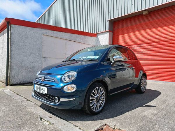 Fiat 500 Hatchback, Petrol, 2019, Blue