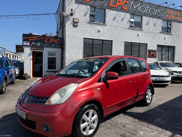Nissan Note MPV, Petrol, 2008, Red