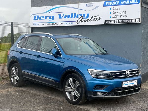 Volkswagen Tiguan SUV, Diesel, 2018, Blue