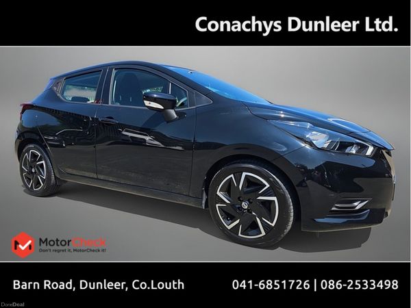 Nissan Micra Hatchback, Petrol, 2021, Black