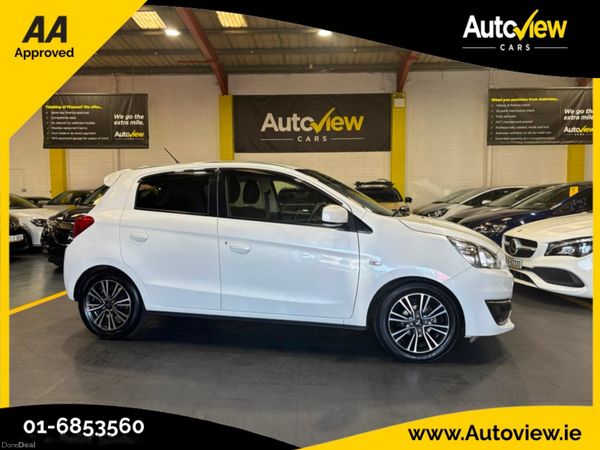 Mitsubishi Mirage Hatchback, Petrol, 2017, White