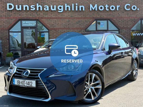Lexus IS Saloon, Petrol Hybrid, 2019, Blue
