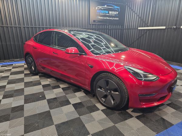 Tesla Model 3 Saloon, Electric, 2020, Red